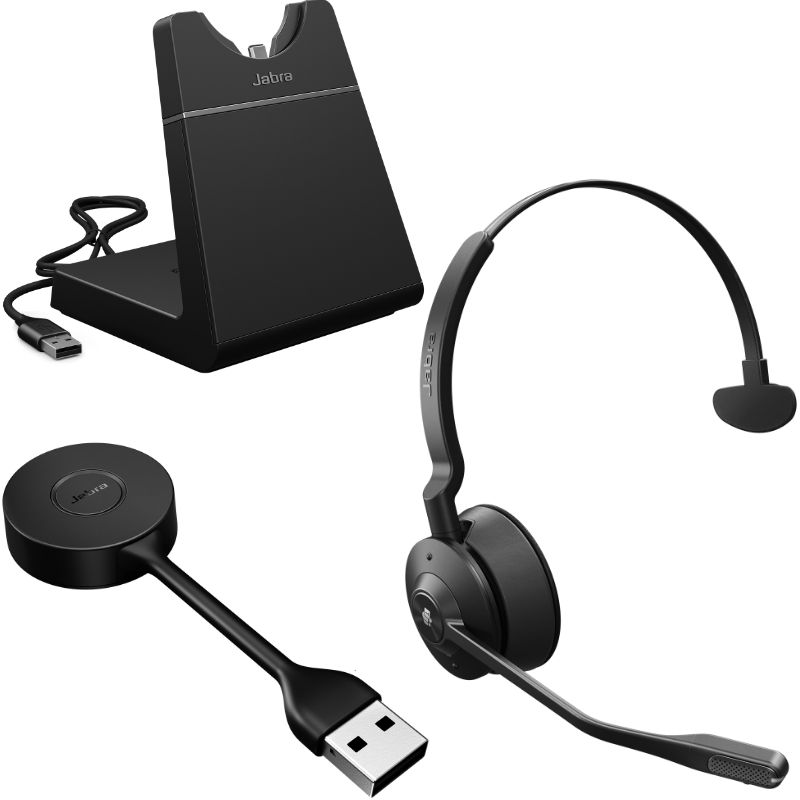 Jabra Engage 55 Mono MS USB-A com base de carga