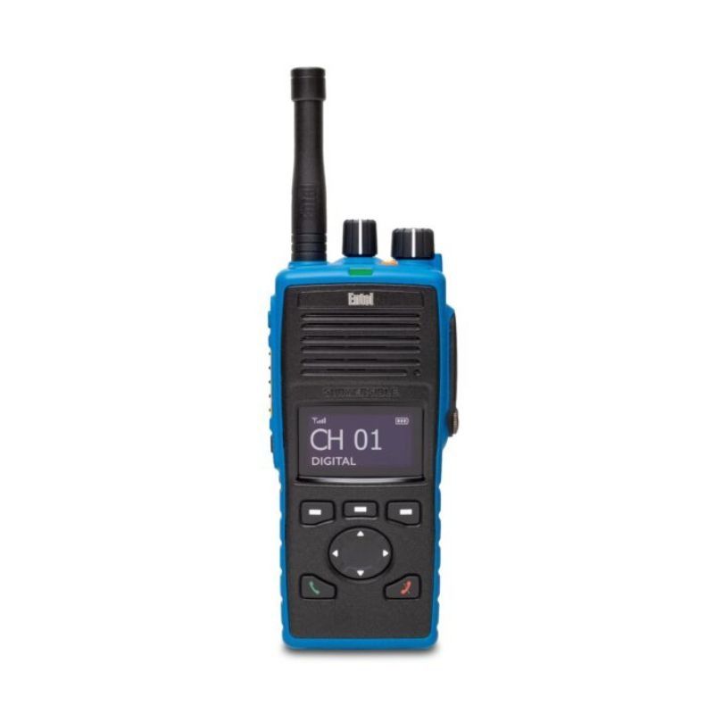 Walkie-talkie Entel ATEX IIB UHF com ecrã