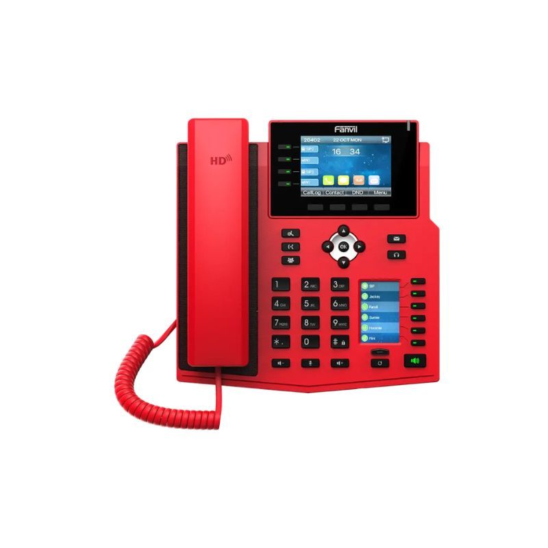 Fanvil X5U-R Telefone IP Gigabit com Ecrã a Cores