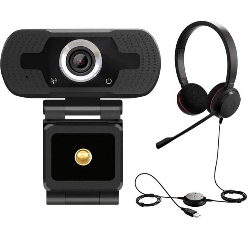 Jabra Evolve 20 MS Stereo com webcam