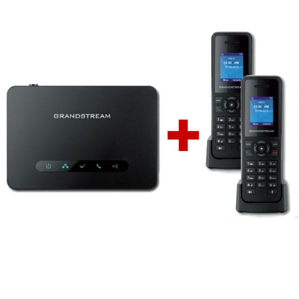 Base dect Grandstream DP750 + 2 terminais DP720