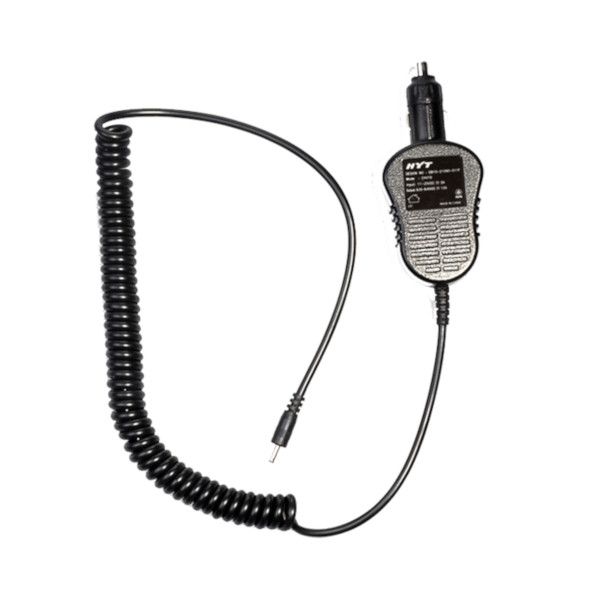 Carregador de isqueiro para walkie talkies Hytera