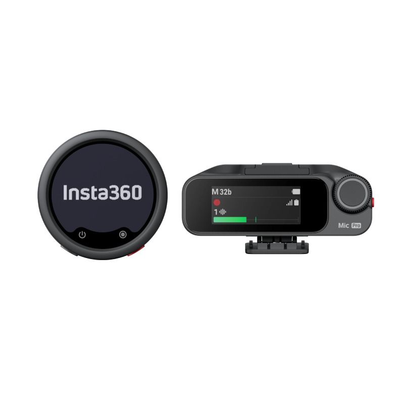 Insta360 Mic Pro 1 TX + 1 RX Microfone Sem Fios