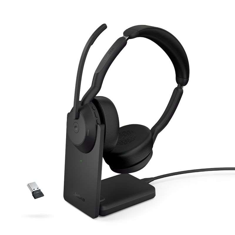 Jabra Evolve2 55 Stereo UC USB-A + base de carga