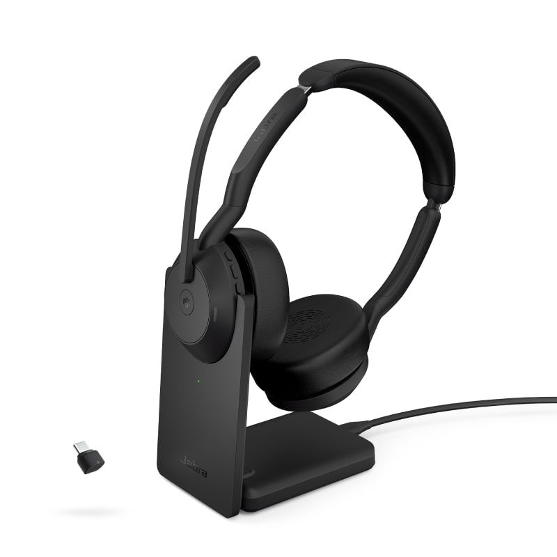 Jabra Evolve2 55 Stereo UC USB-C+ base de carga