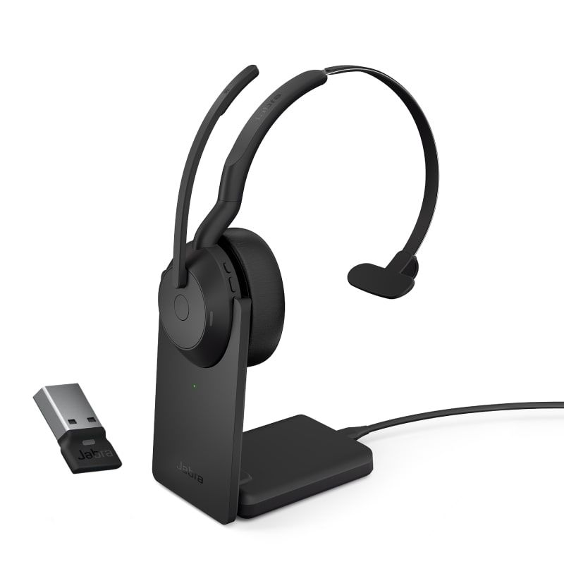 Jabra Evolve2 55 Mono UC USB-A + base de carga