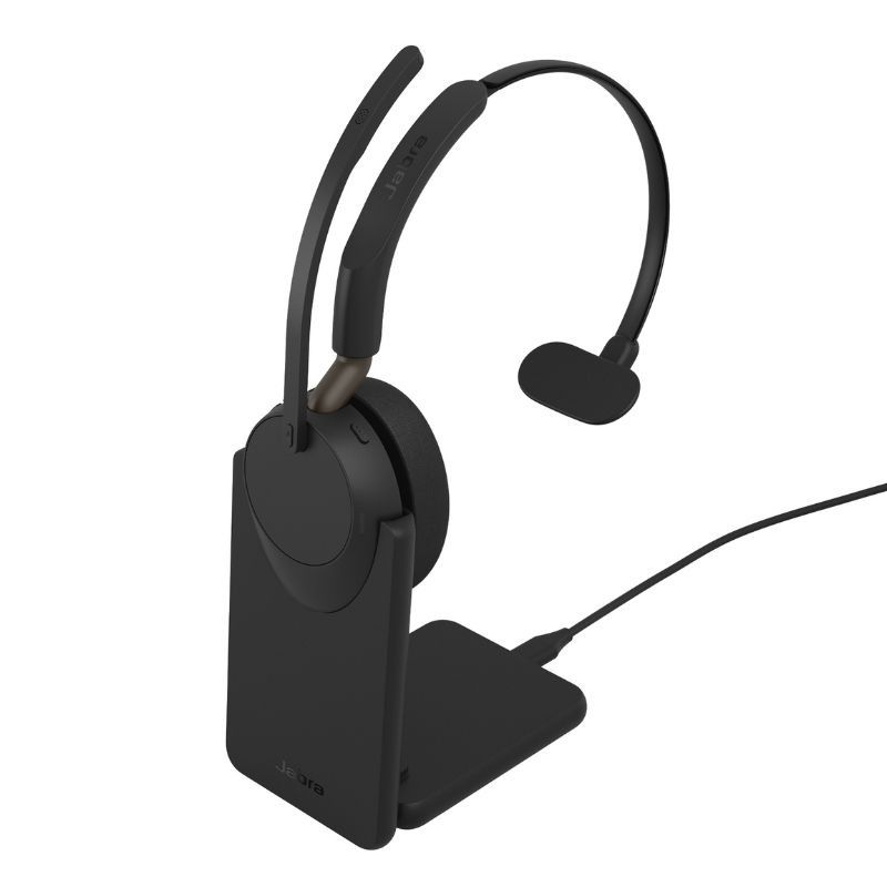Jabra Evolve3 65 UC Mono USB-C com Base