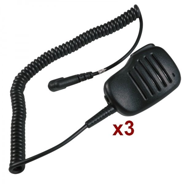 Pack 3x Kits Microfones para Motorola T 5/6/7/8/XTR