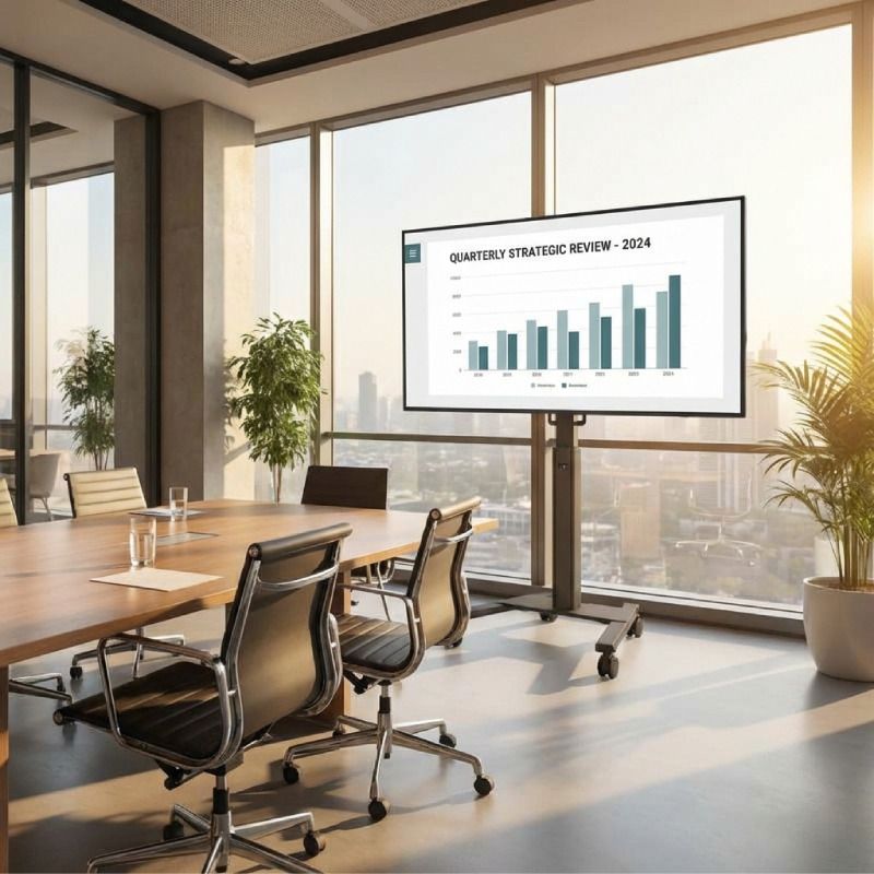 Pack ecrã 4K LG 55UH7N-E 55'' + suporte móvel Neomounts