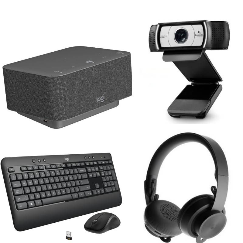 Logitech Dock + C930E + Zone Wireless + MK540 Pack