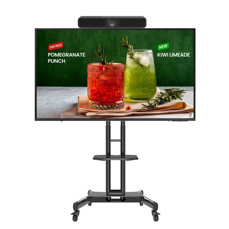 Pack Logitech & Samsung - ecrã 4K 55'' + câmara + suporte