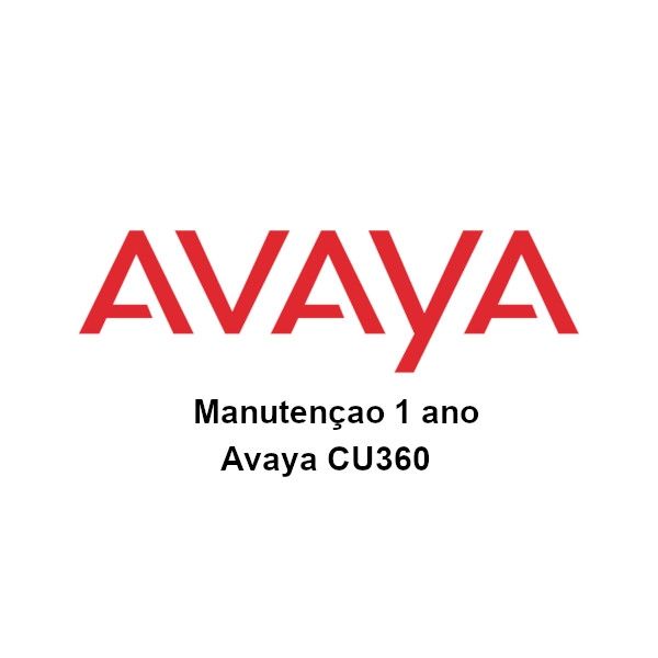 Manutenção 1 ano  para Avaya IX CU360