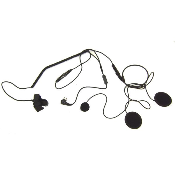 Micro-auricular para capacete compatível com Motorola 2 pins