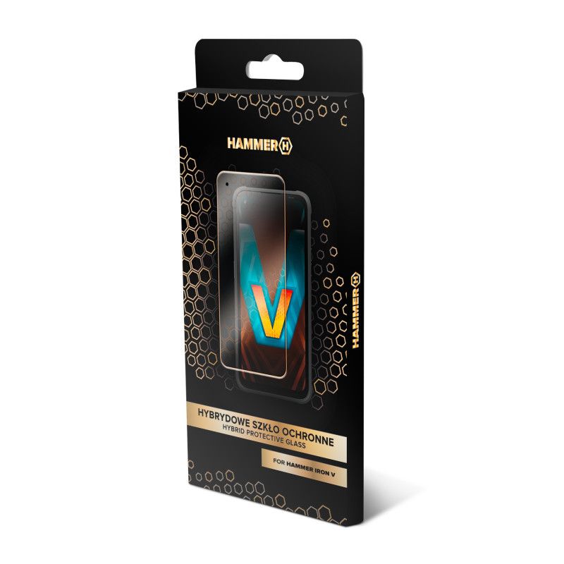 Hammer vidro temperado híbrido para Iron V
