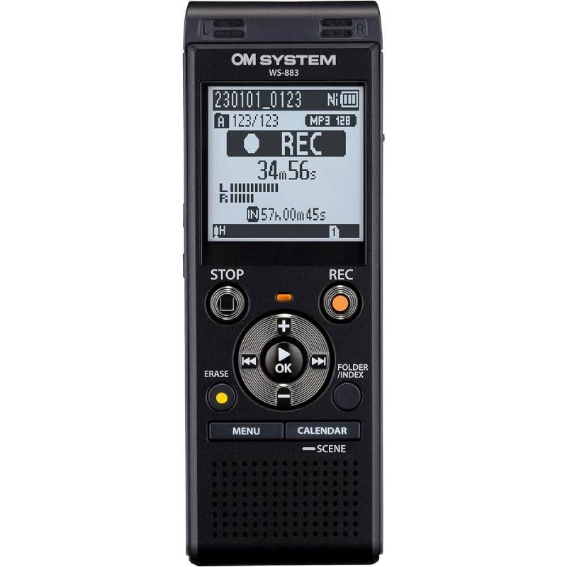 OM System WS-883 Gravador Digital Estéreo 8 GB