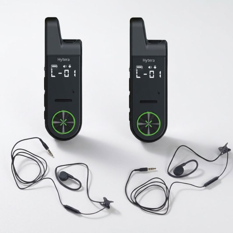 Pack 2 Hytera Mini S1 + 2 auscultadores Hytera BM11