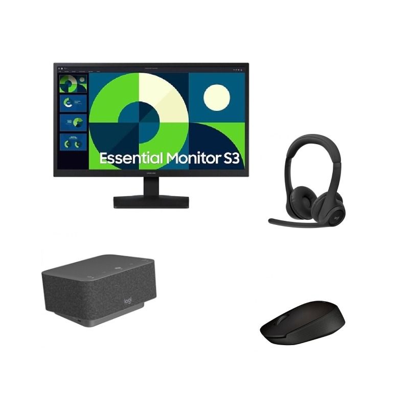 Pack Logitech B170 + Dock +  Monitor +  Auricular Zone 305
