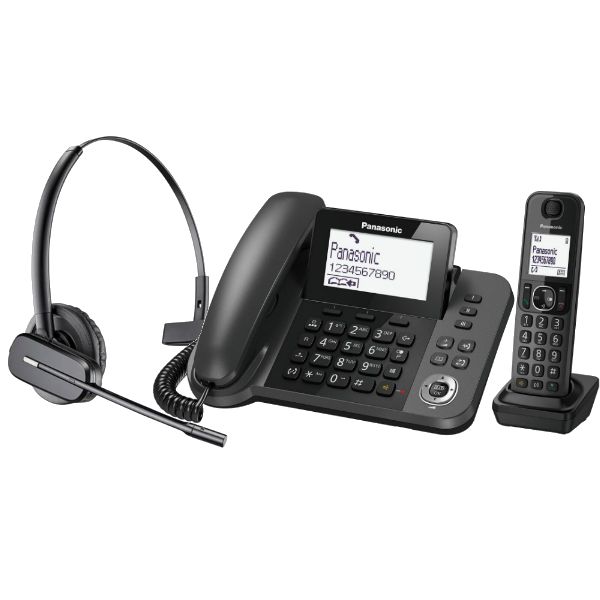 Panasonic KX-TGF310 + auricular sem fios Plantronics C565