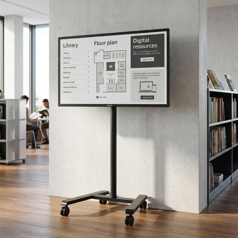 Pack Philips Tableaux 5150I ePaper 32" + Suporte de Chão Móvel B-Tech BT7504