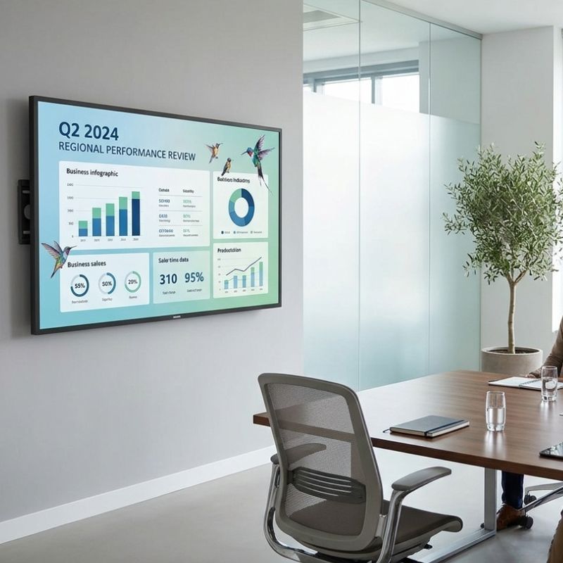 Pack Philips Q-Line 55" + Suporte de Parede B-Tech BT8441