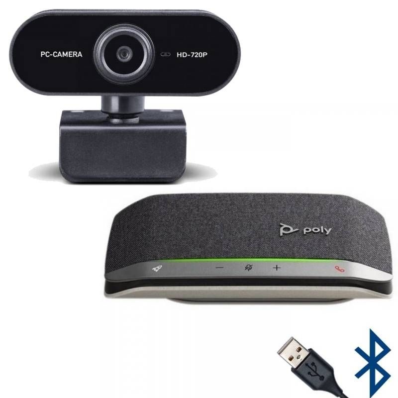Midland W199 Webcam com altavoz Poly Sync 20