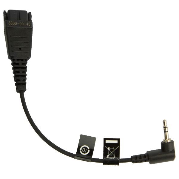 Cabo conexão GN Jabra QD/Jack 2,5