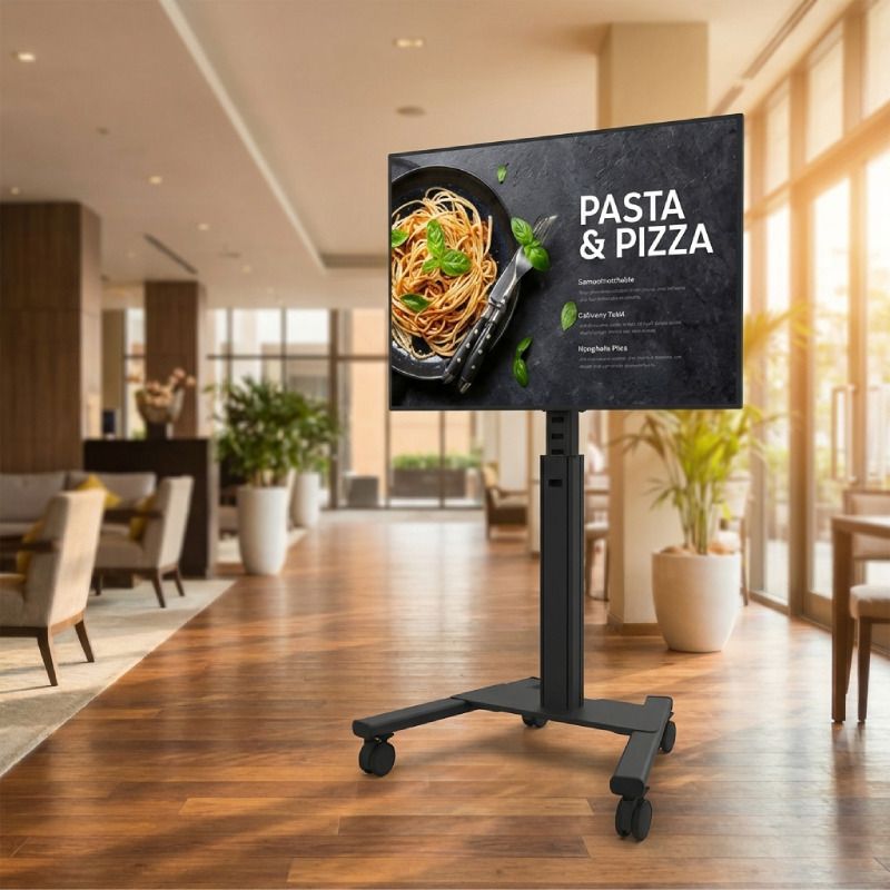 Pack ecrã 4K Samsung BE55FX-H 55'' + suporte móvel Neomounts