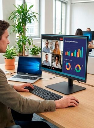 Samsung Essential S4 S40GD Monitor 27'' FHD IPS