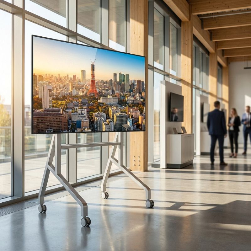 Pack ecrã 4K Sony BRAVIA BZ40L 85’’ + suporte móvel Neomounts