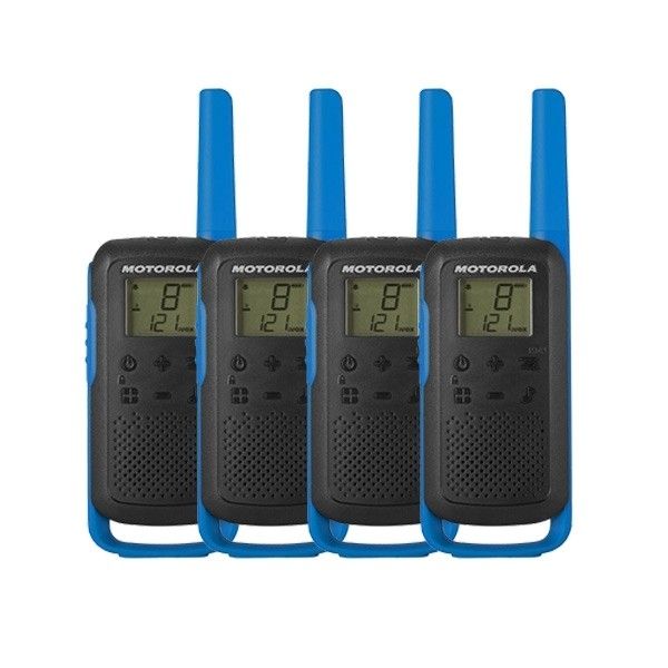 Pack quarteto Motorola Talkabout T62 Azul  (2 pares)