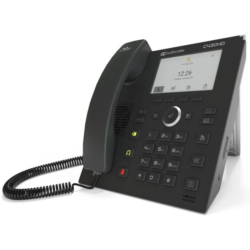 AudioCodes C430HD Telefone IP Microsoft Teams HD