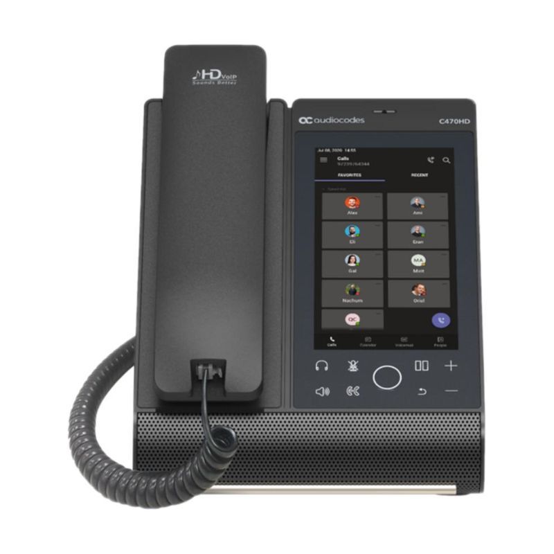 AudioCodes C470HD Telefone IP Teams com Ecrã Tátil