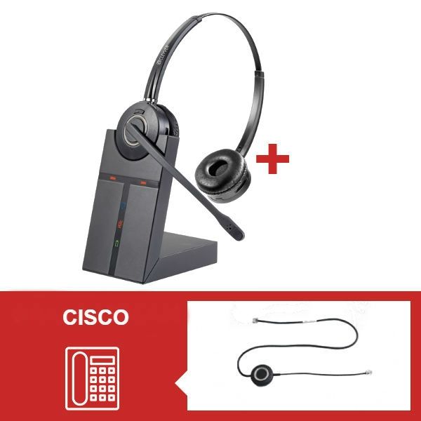 Pack auricular Cleyver HW25 para Cisco Serie 79 - Segunda versão