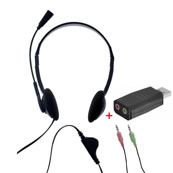 T'nB First Auricular Duplo Jack com adaptador USB