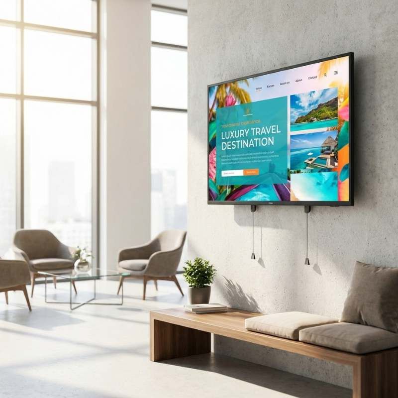 Pack Iiyama LH4360UHS 43 Display 4K + Suporte de Parede