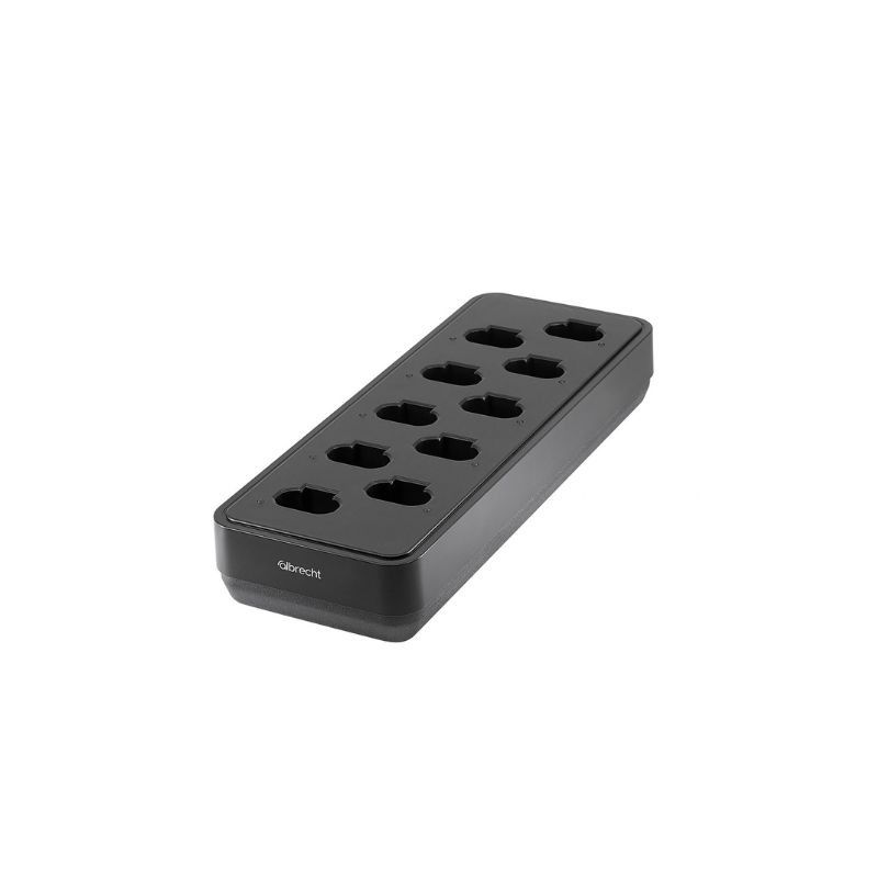 Carregador múltiplo para Albrecht TecTalk Biz (10 posições)