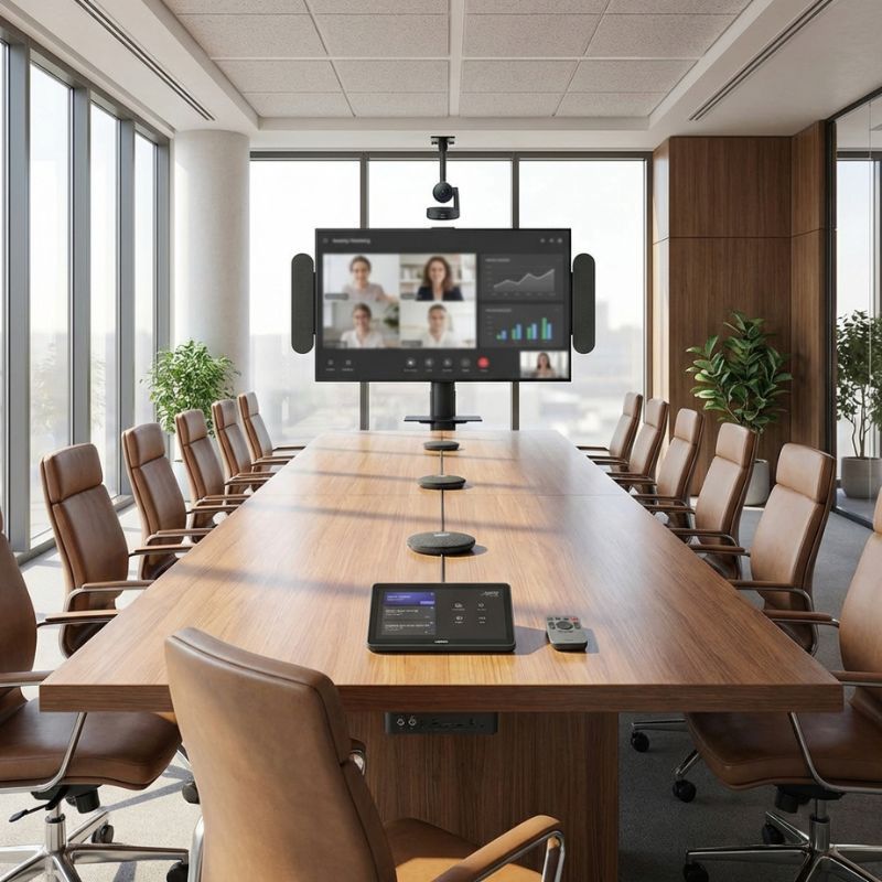 Pack videoconferência MTR Windows Logitech para sala grande