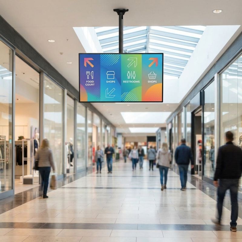 Pack iiyama ProLite LH6560UHS-B2AG 65" + Suporte de teto Neomounts FPMA-C340BLACK