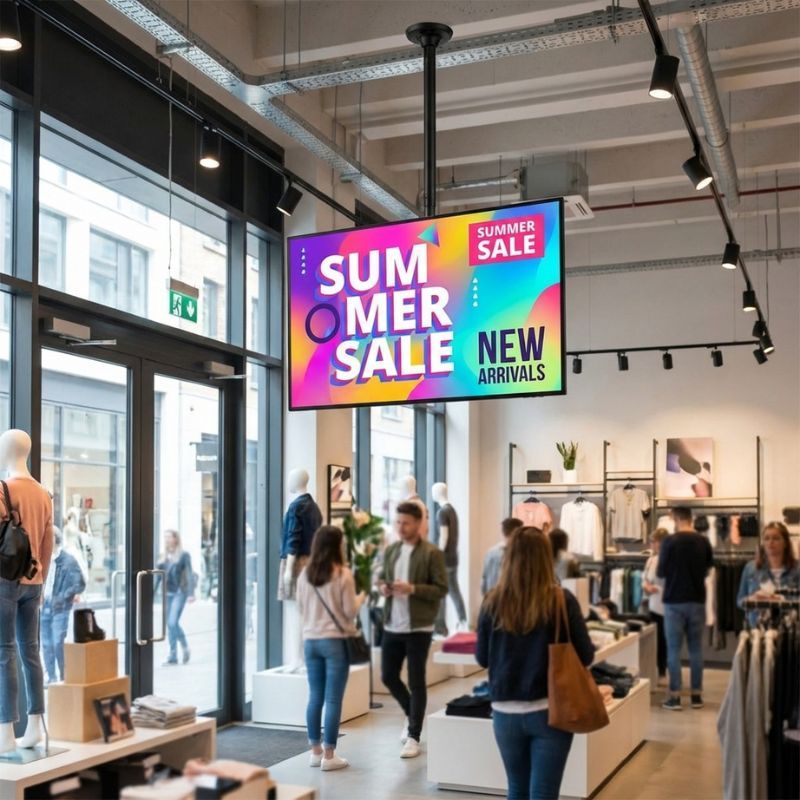 Pack iiyama ProLite LH5560UHS-B2AG 55" + Suporte de teto Neomounts FPMA-C340BLACK