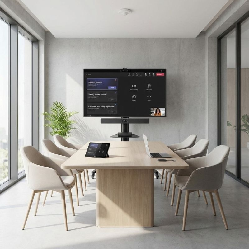 Pack de videoconferência MTR Windows Yealink para sala pequena
