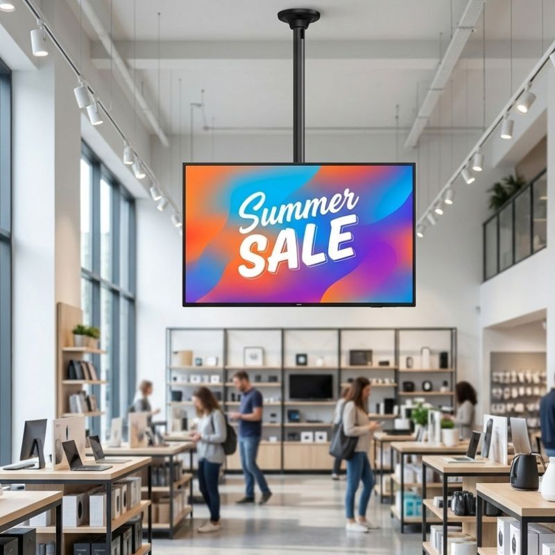 Pack Sony BRAVIA BZ40L 65" + Suporte de teto Neomounts FPMA-C340BLACK