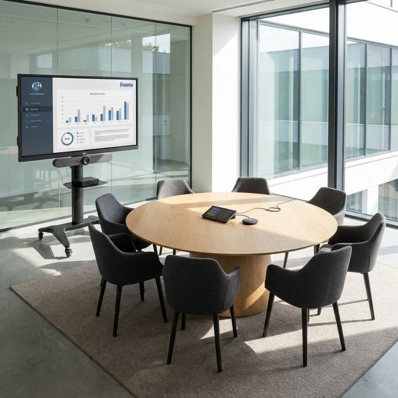 Pack de videoconferência MTR Windows Logitech para sala média