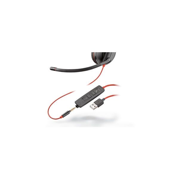 Cabo Jack fêmea a USB para Plantronics Blackwire 215/225