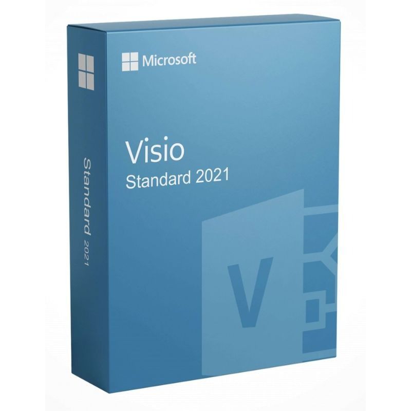 Microsoft Visio 2021 Standard licença digital recondicionada