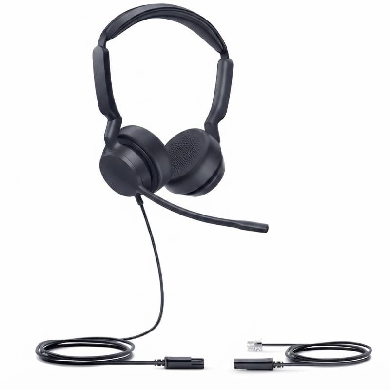 Yealink YHS36 E2 Duo Auscultador com fios QD-RJ9