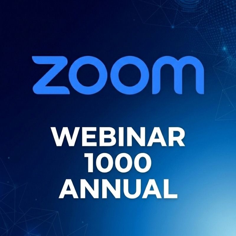 Zoom Webinar 1000 Licença Anual