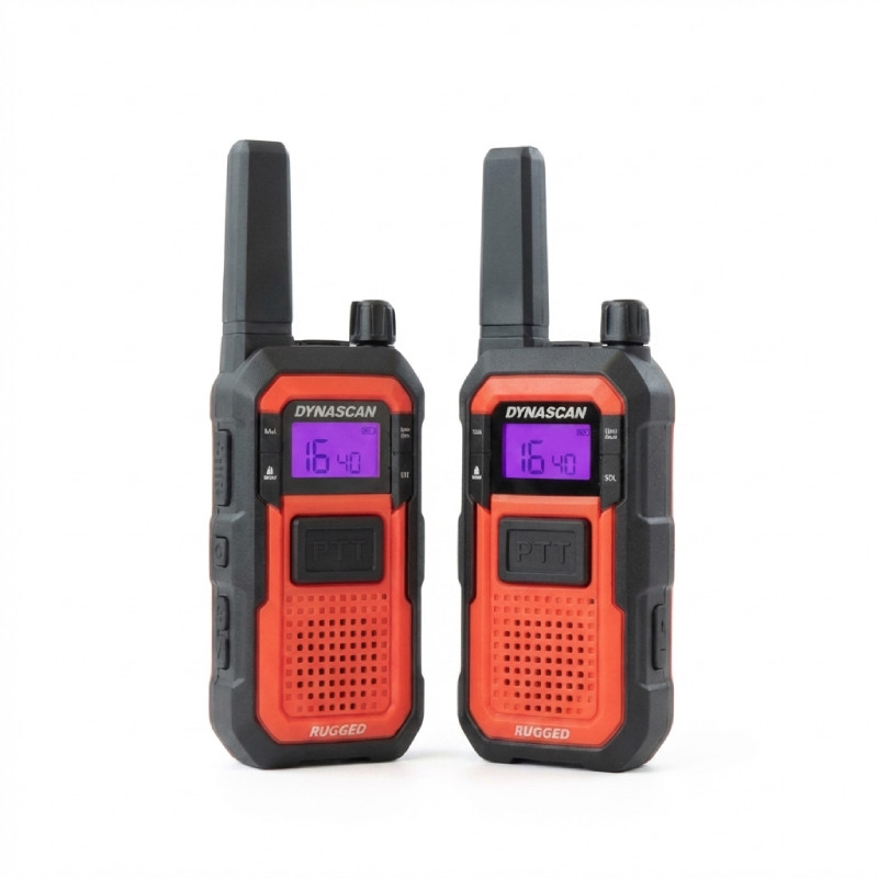 Pack 2 walkie talkies PMR446 Dynascan Rugged