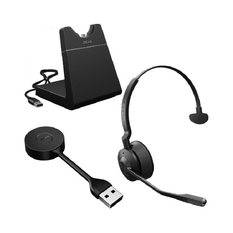 Jabra Engage 55 SE Convertible UC USB-A com base