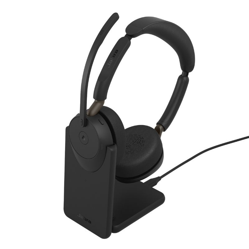 Jabra Evolve3 65 MS Estéreo USB-C com Base