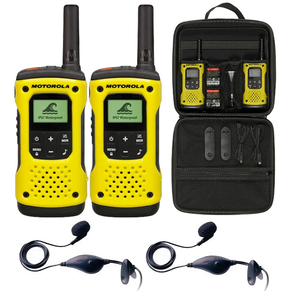 Pack Motorola T92 H2O + 2 kits mãos-livres portáteis